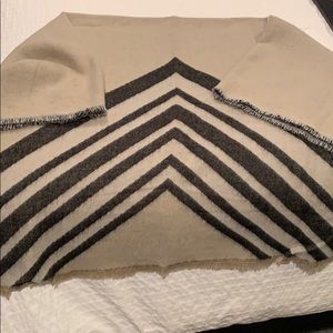 Zara large striped wrap. NWOT